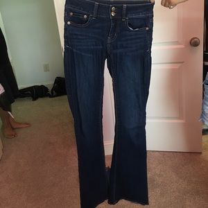 flared AE jeans